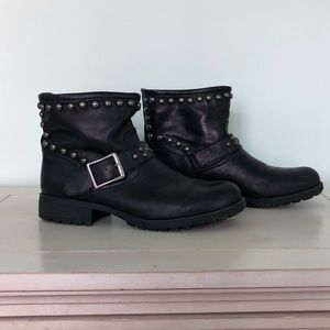 Kelsi Dagger Studded Moto Boots